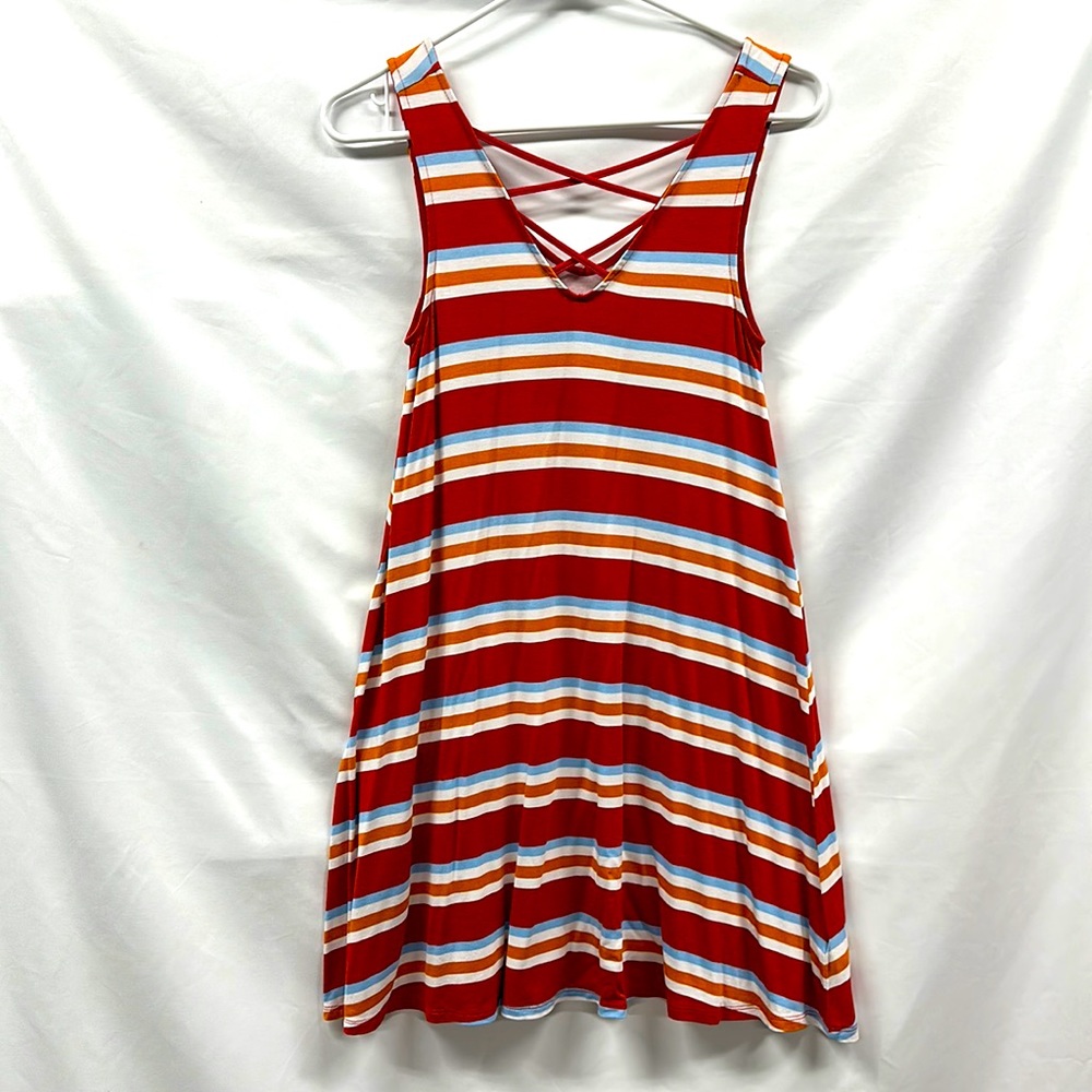 Arizona Jean Co. Size XS Sleeveless Summer Striped Dress